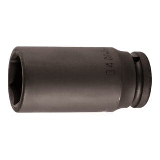 Ko-Ken IMPACT-Steckschlüsseleinsatz 6-kant, 3/4 Zoll dünnwandig, lang, Schlüsselweite: 22 mm