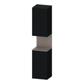 Duravit Hochschrank Qatego 40x36x1760cm, 2 T, An li, bas. m/Eich sw