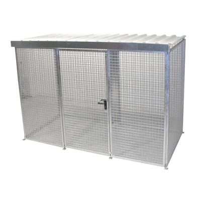 Bauer Südlohn Gasflaschen-Container GFC-M4/D, feuerverzinkt