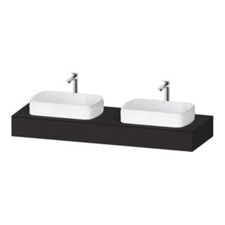 Duravit Konsole Qatego 160x55x17cm, gra m, 2 A., Beck. beids.