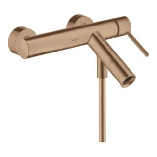 hansgrohe Wannen-Einhebelmischer Axor Starck AP, A 200mm, m Pin-Griff, brush. r gol