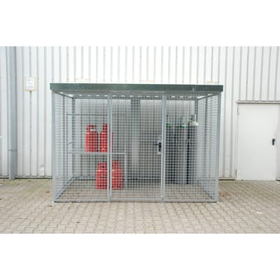 Bauer Südlohn Gasflaschen-Container GFC-M5/D, feuerverzinkt