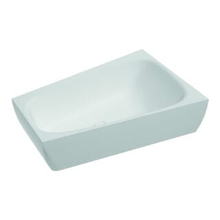 Hoesch Badewanne iSENSI Trapez 180x120cm, re, 1- Üb.- + Abl, ch, weiß