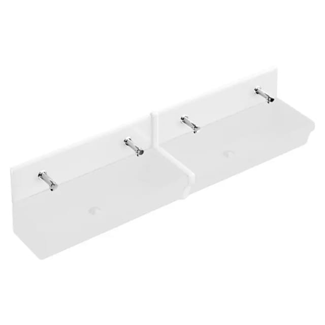 V&B Deckleiste O.NOVO weiß C-plus, zwischen Rückwandplatten