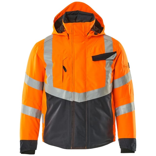 Mascot Hastings Winterjacke Größe S, hi-vis orange/schwarzblau
