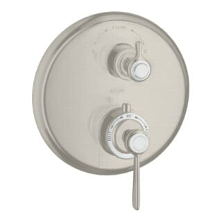hansgrohe Fertigmontageset Axor Montreux UP-THM, m Ab- + Um-V, HG, Edelstahl-Optik