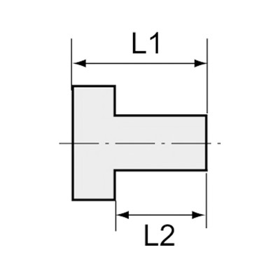 Riegler Verlängerungsstück kurz »value line« G 1/4 a., G 1/4 i., MS vern.