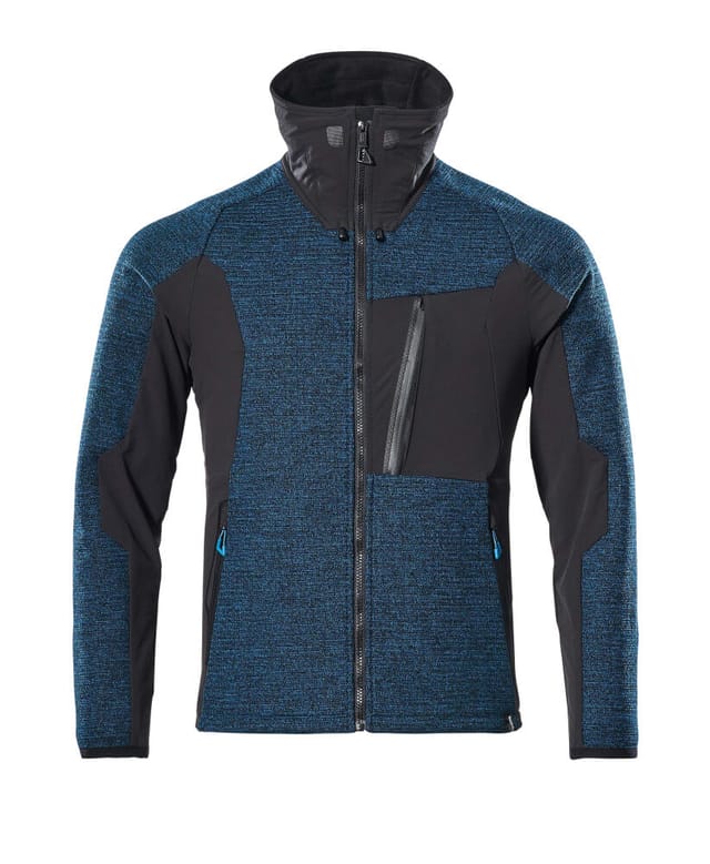 Mascot Jacke, Strick, mit Membran Strickjacke Größe 2XL, Dunkelpetroleum/ schwarz