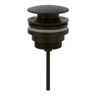 V&B Ablaufgarnitur Push Open universal, matt black