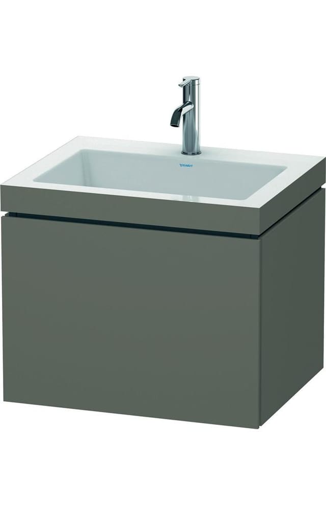 Duravit Waschtischunterschrank c-bonded L-Cube 60 x48cm, 1 HL, f G m, 1 Ausz., wandhängend