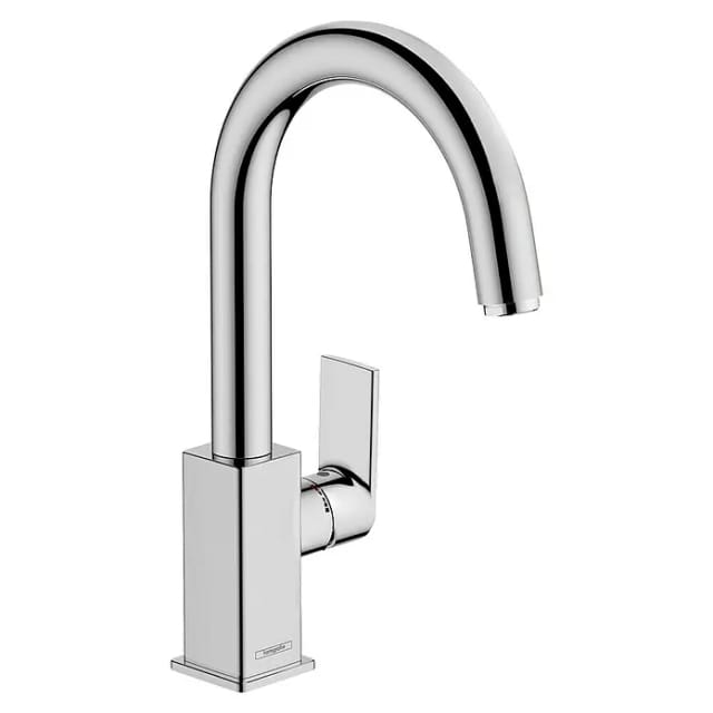hansgrohe Waschtisch-Einhebelmischer Vernis Shape m Schwenkausl., Zugst.Abl.Gar., chrom