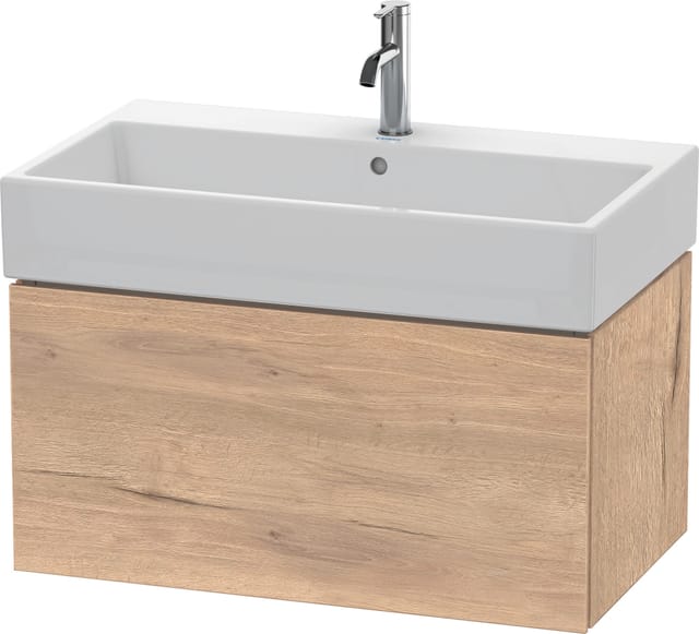 Duravit Waschtischunterschrank L-Cube 78,4x 45,9cm, Ei marm., 1 Ausz., wandhängend