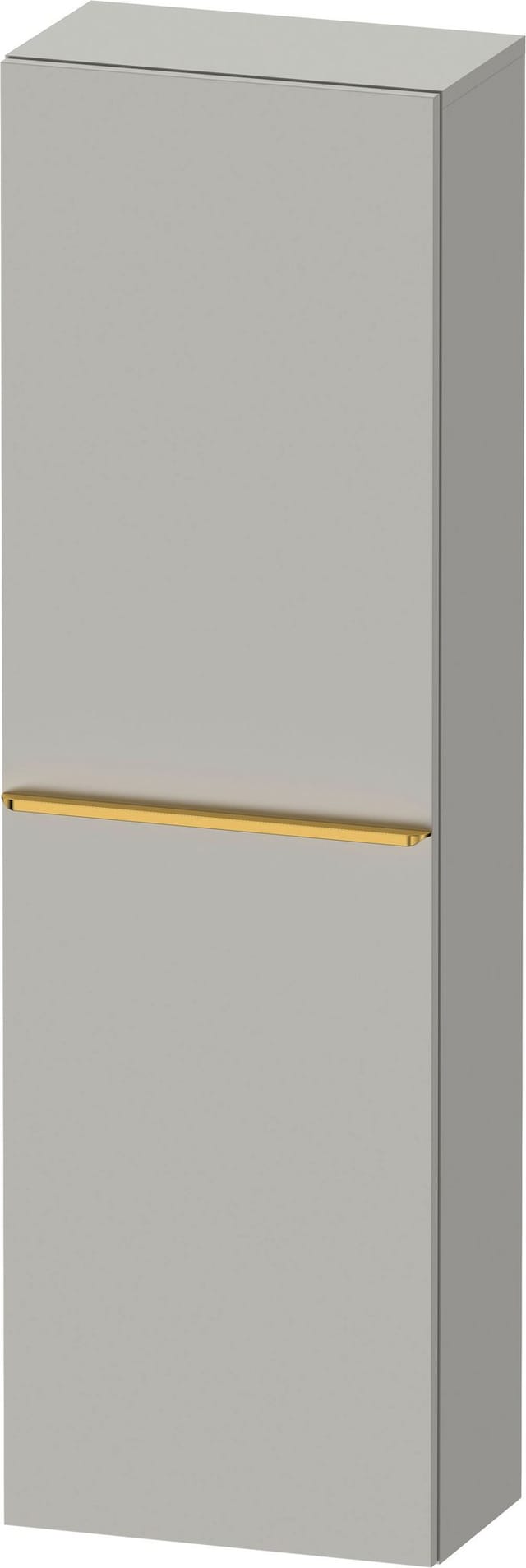 Duravit Halbhochschrank D-Neo 40x24cm, 1 Tür, 4 Bö, An R, g pol/gr ma
