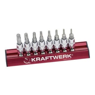 Kraftwerk TX-Bit-Stecknusssatz MAGALU 1/4", 8-tlg.