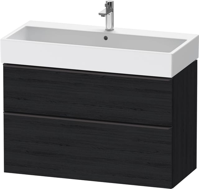 Duravit Waschtischunterschrank D-Neo 98,4x44,2cm, sw/Ei s, 1 Schubk., 1 Ausz.