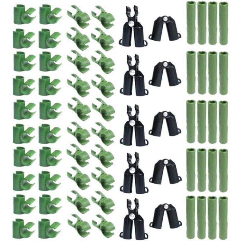 Lot De 70 Connecteurs Réglables En Plastique Pour Treillis De Plantes - 11 Mm