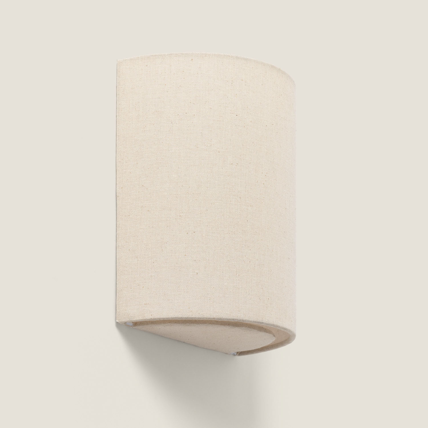 Wandleuchte Aus Leinen Liva Beige ↑22 Cm