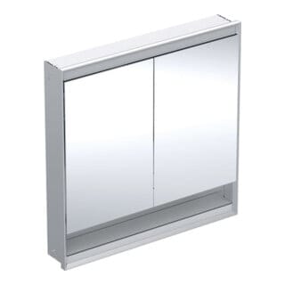 Geberit Spiegelschrank One 90x90x15cm, AL el, m N + ComL, 2 Tür.