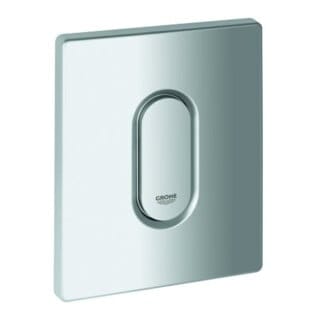 Grohe Abdeckplatte 42380 mit Drucktaste mattchrom