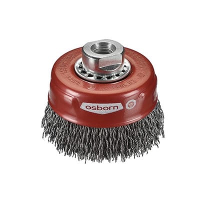 Osborn Topfbürste Xtreme Stahl 80x0,3mm gewellt