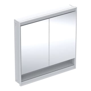 Geberit Spiegelschrank One 90x90x15cm, w/A pb, m N + ComL, 2 Tür.