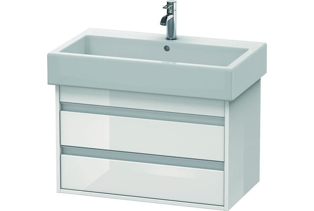 Duravit Waschtischunterschrank Ketho 75x44cm, we hgl, 2 Schubk., wandhängend