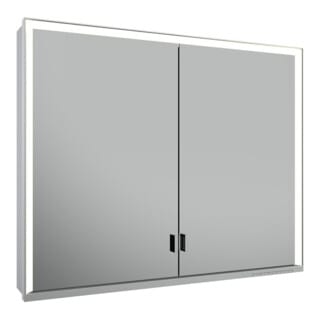 Keuco Spanplattenschraube lange Tür Royal Lumos 90x73x16cm, o Abl, WV, 2-trg., si-elox