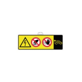 Wiha Hinweisschild für Elektro- und Hybridfahrzeuge 1/4" Außensechskant (44357)