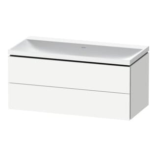 Duravit Möbel-Set L-Cube 100x48x48cm, o. Hahnl., we. ma, 2 Schub.