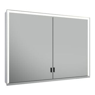 Keuco Spanplattenschraube lange Tür Royal Lumos 100x73x16cm, o Abl, WV, 2-trg., si-elox
