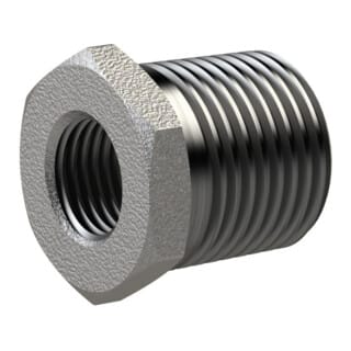 Riegler - Reduzierstück 241, Ag/ig, R 1/2, Rp 3/8, Schwarzer Temperguss