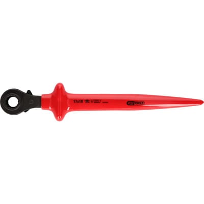 KS Tools Zahnradknarre mit Schutzisolierung, 13x17