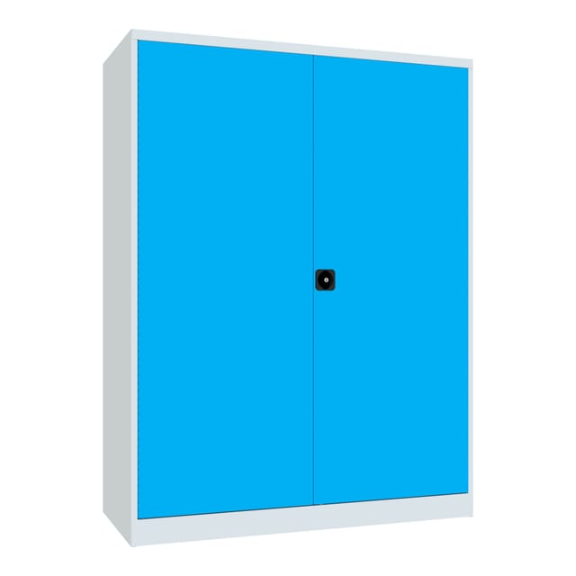 Pavoy Schwerlastschrank 1950x1470x630 Großraum, 4 FB a 120 kg, RAL 7035/5012