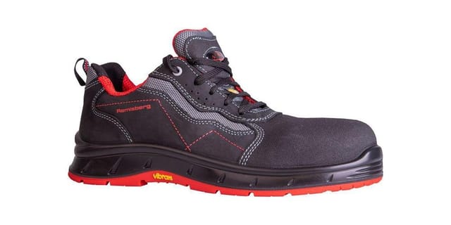 Hase Davos S3 ESD-Sicherheitshalbschuh aus Nubukleder Größe 44