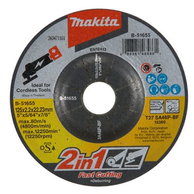 Makita Schruppscheibe 2in1 125mm