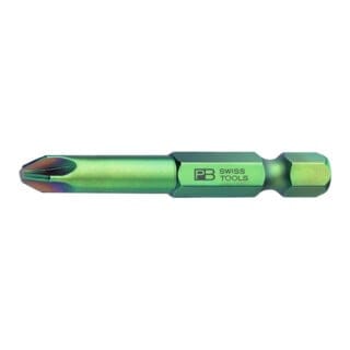 PB Swiss Tools Pozidriv-Klinge, Schaft E 6,3, Kreuzschlitzgröße 3, 50 mm Länge