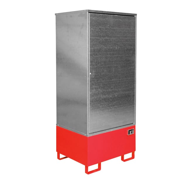 Bauer Südlohn Gefahrstoff-Schrank GS-1, lackiert, Feuerrot