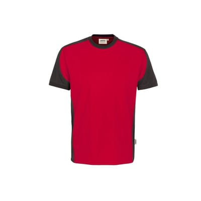 Hakro T-Shirt Contrast Performance, rot, Unisex-Größe: 3XL