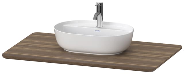 Duravit Waschtisch-Konsole Luv 98,8x59,5x2,5cm, a Holz, m 1 AS, Nussb