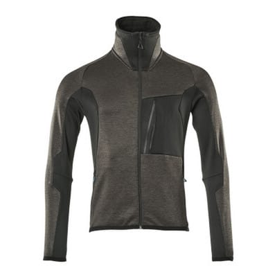 Mascot Fleecepullover mit Reißverschluss Microfleecejacke Größe 2XL, dunkelanthrazit/schwarz