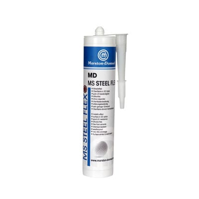 MD-MS STEEL FLEX silber Kartusche 440g