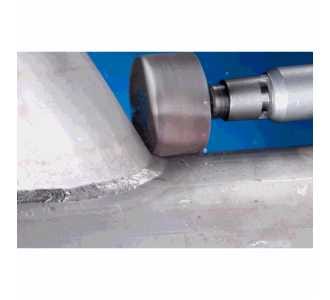 PFERD TOOLS Korund Fächerschleifer F Ø 80x5 mm Schaft-Ø 6 mm A320 für Feinschliff und Finish