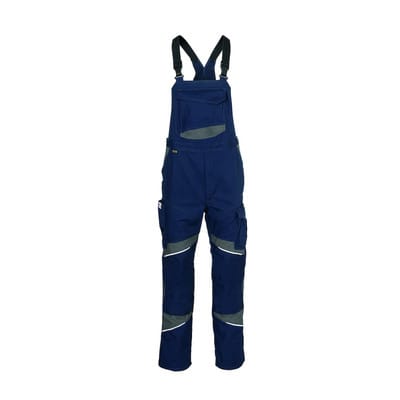 Kübler ACTIVIQ cotton+ Latzhose dunkelblau/anthrazit 28