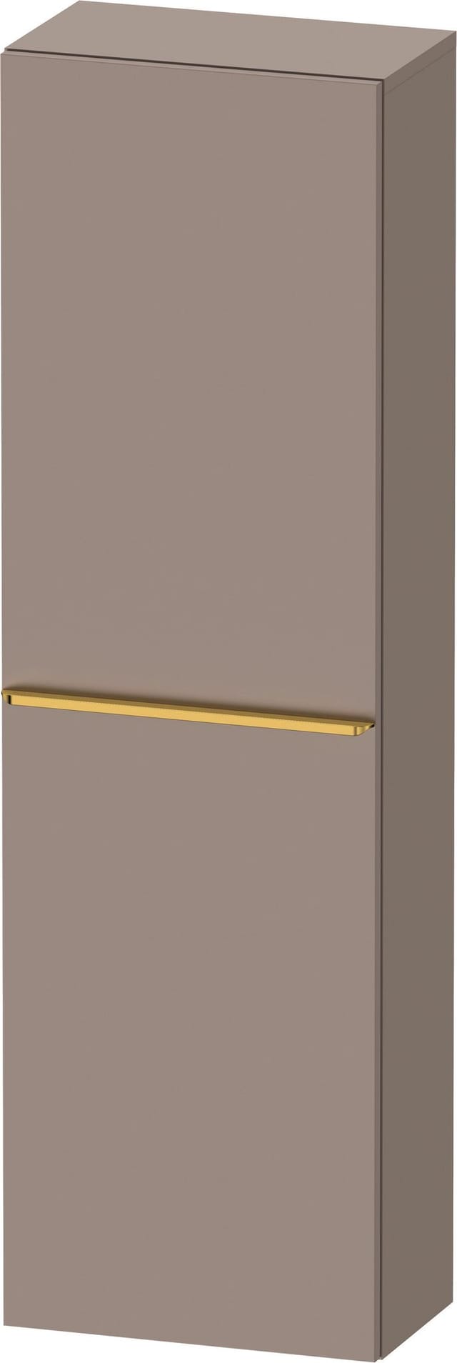 Duravit Halbhochschrank D-Neo 40x24cm, 1 Tür, 4 Bö, An L, g pol/Bas ma