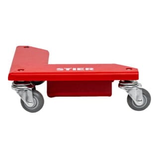 STIER Eckenroller-Set Tragkraft 150 kg mit Gummi-Rollen