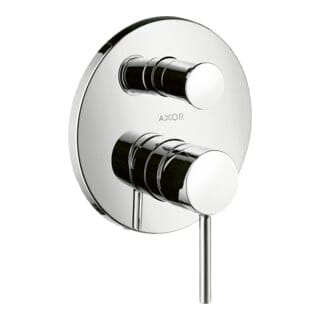 hansgrohe Fertigmontageset Axor Starck UP-Wannen-Einhebelmischer, m Pin-Griff, pol. gol opt