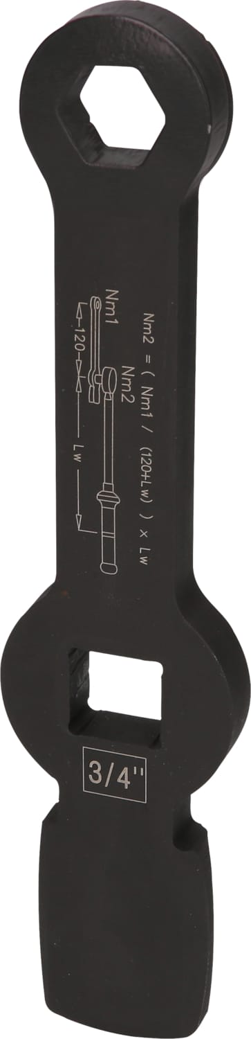 KS Tools 3/4" Schlag-Zwölfkant-Schlüssel mit 2 Schlagflächen, 24 mm