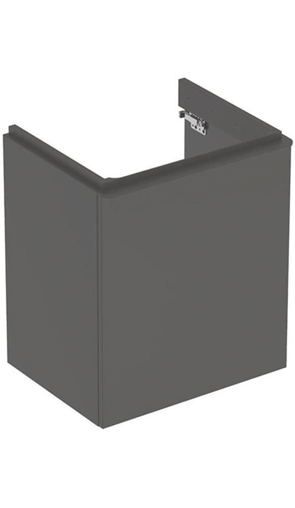 Geberit Waschtischunterschrank Smyle Square 53,6x61,7x43,3cm, 1 T. rechts, lava matt