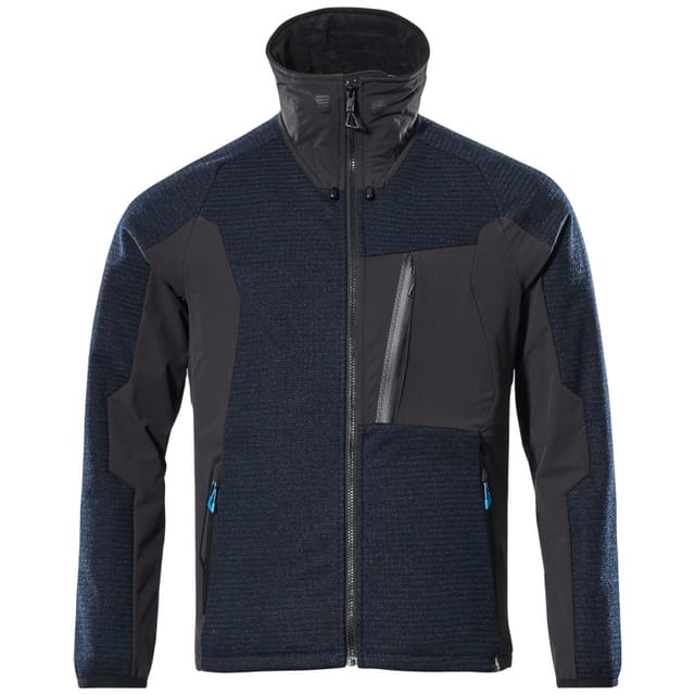 Mascot Jacke, Strick, mit Membran Strickjacke Größe L, dunkelmarine/schwarz