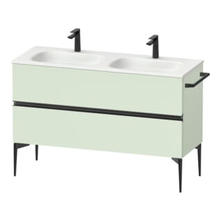 Duravit Waschtischunterschrank boden Sivida 128x59,2x47,7cm, 2 Schub., grün m, G sw